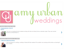 Tablet Screenshot of amyurbanweddings.blogspot.com