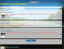 Tablet Screenshot of musliha-homestay-melaka.blogspot.com