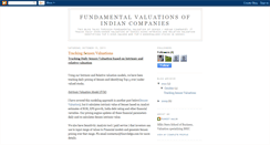 Desktop Screenshot of fundamentalvaluation.blogspot.com
