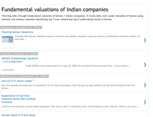 Tablet Screenshot of fundamentalvaluation.blogspot.com