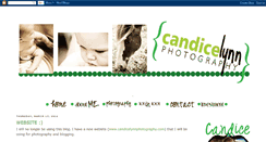 Desktop Screenshot of candicelynnphotography.blogspot.com