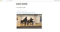 Desktop Screenshot of mariodmoore.blogspot.com