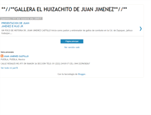 Tablet Screenshot of gallerajuanjimenez.blogspot.com