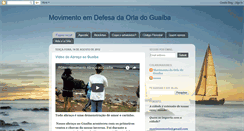 Desktop Screenshot of movimentoemdefesadaorladoguaiba.blogspot.com