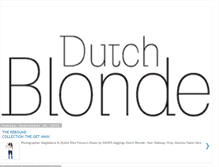 Tablet Screenshot of iamdutchblonde.blogspot.com