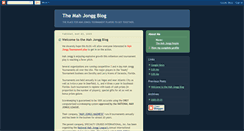 Desktop Screenshot of mahjonggblog.blogspot.com