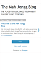 Mobile Screenshot of mahjonggblog.blogspot.com