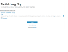 Tablet Screenshot of mahjonggblog.blogspot.com