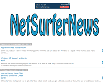 Tablet Screenshot of netsurfernews.blogspot.com