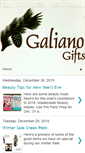 Mobile Screenshot of galianogifts.blogspot.com