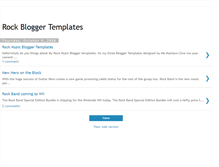 Tablet Screenshot of musicbloggertemplates.blogspot.com