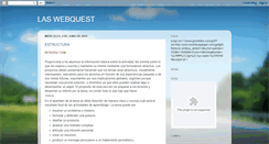 Desktop Screenshot of eduwebquest.blogspot.com