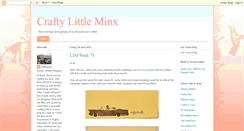 Desktop Screenshot of crafty-littleminx.blogspot.com