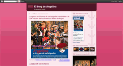 Desktop Screenshot of elblogdeangelina.blogspot.com