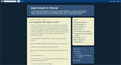Desktop Screenshot of goodschoolsofchennai.blogspot.com