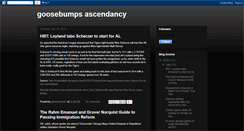 Desktop Screenshot of goosebumps-ascendancy.blogspot.com