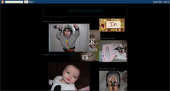 Desktop Screenshot of hardingshouse.blogspot.com