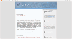 Desktop Screenshot of antizetape.blogspot.com