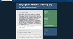 Desktop Screenshot of betsysigman.blogspot.com