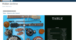 Desktop Screenshot of hiddenarchive.blogspot.com