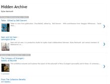 Tablet Screenshot of hiddenarchive.blogspot.com