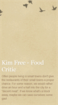 Mobile Screenshot of kimfreefoodie.blogspot.com