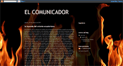 Desktop Screenshot of elcomunicador1.blogspot.com