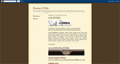 Desktop Screenshot of poetascuba.blogspot.com