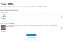 Tablet Screenshot of poetascuba.blogspot.com