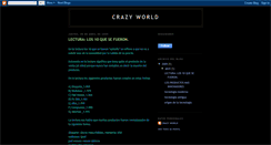 Desktop Screenshot of crazyworld9.blogspot.com