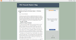 Desktop Screenshot of fbcprescottpastors.blogspot.com