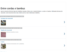 Tablet Screenshot of entrecordasebambus.blogspot.com