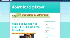 Desktop Screenshot of downloadplanet22.blogspot.com