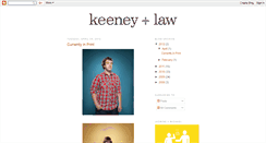 Desktop Screenshot of keeneyandlaw.blogspot.com