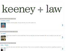 Tablet Screenshot of keeneyandlaw.blogspot.com