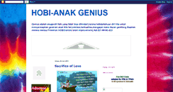Desktop Screenshot of hobi-anakgenius.blogspot.com