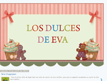 Tablet Screenshot of losdulcesdeeva.blogspot.com