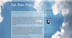 Desktop Screenshot of eatrunpray.blogspot.com