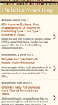 Mobile Screenshot of diabetesnewsblog.blogspot.com
