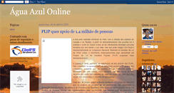 Desktop Screenshot of aguaazulonline.blogspot.com