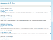 Tablet Screenshot of aguaazulonline.blogspot.com