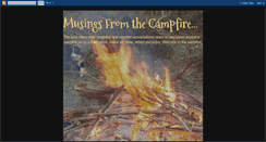 Desktop Screenshot of musingsfromthecampfire.blogspot.com