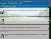 Tablet Screenshot of musingsfromthecampfire.blogspot.com