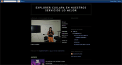 Desktop Screenshot of cuilapaexplorer.blogspot.com