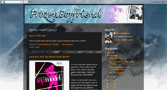 Desktop Screenshot of frozenboyfriend21.blogspot.com