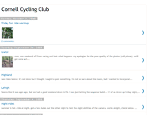 Tablet Screenshot of cornellcycling.blogspot.com