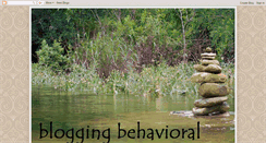Desktop Screenshot of bloggingbehavioral.blogspot.com