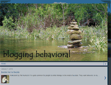 Tablet Screenshot of bloggingbehavioral.blogspot.com