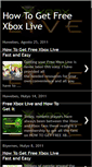 Mobile Screenshot of how-to-get-free-xbox-live.blogspot.com
