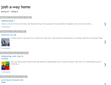 Tablet Screenshot of joshawayhome.blogspot.com